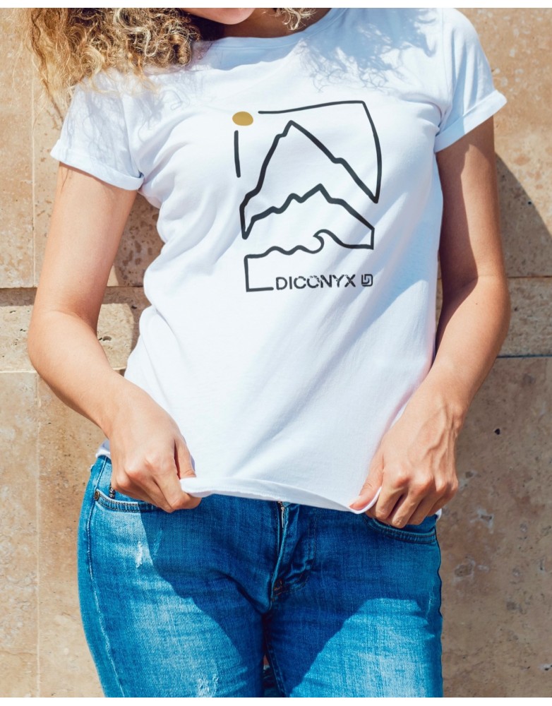 Camiseta Babylong Montanha - Branca